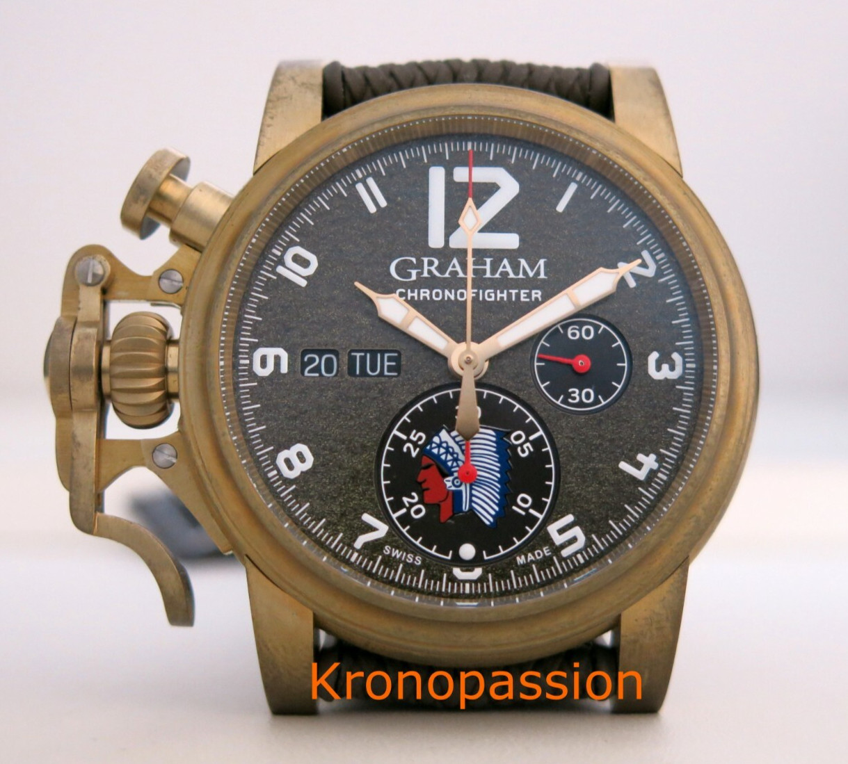 Graham Chronofighter Vintage Overlord 75 Years Anniversary Limited Edition New !