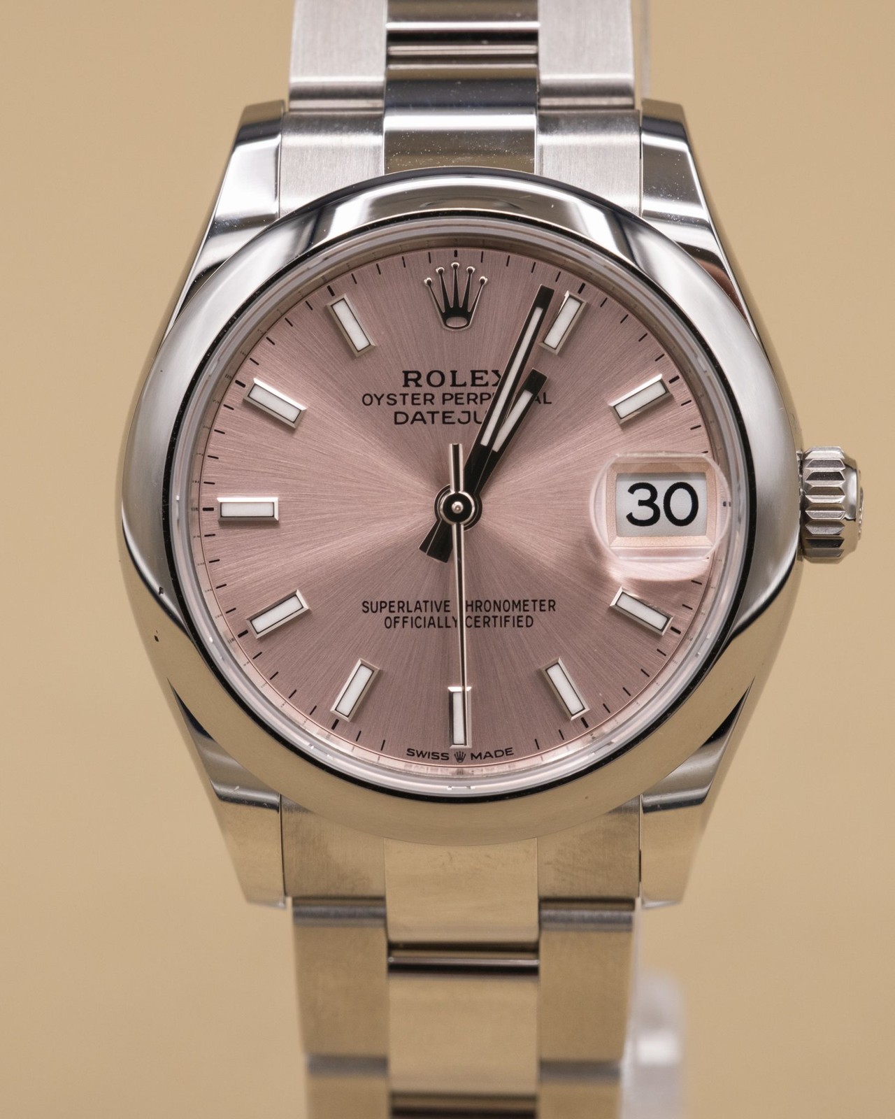 2026 Rolex Datejust 31 Pink Index Dial Complete
