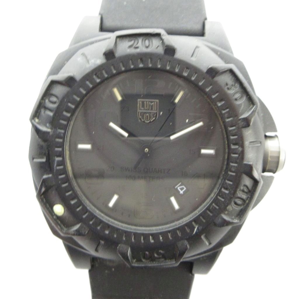 LUMINOX Series SENTRY 0200 Watch Quartz Calendar Carbon Black GY11 /MQ Men’s