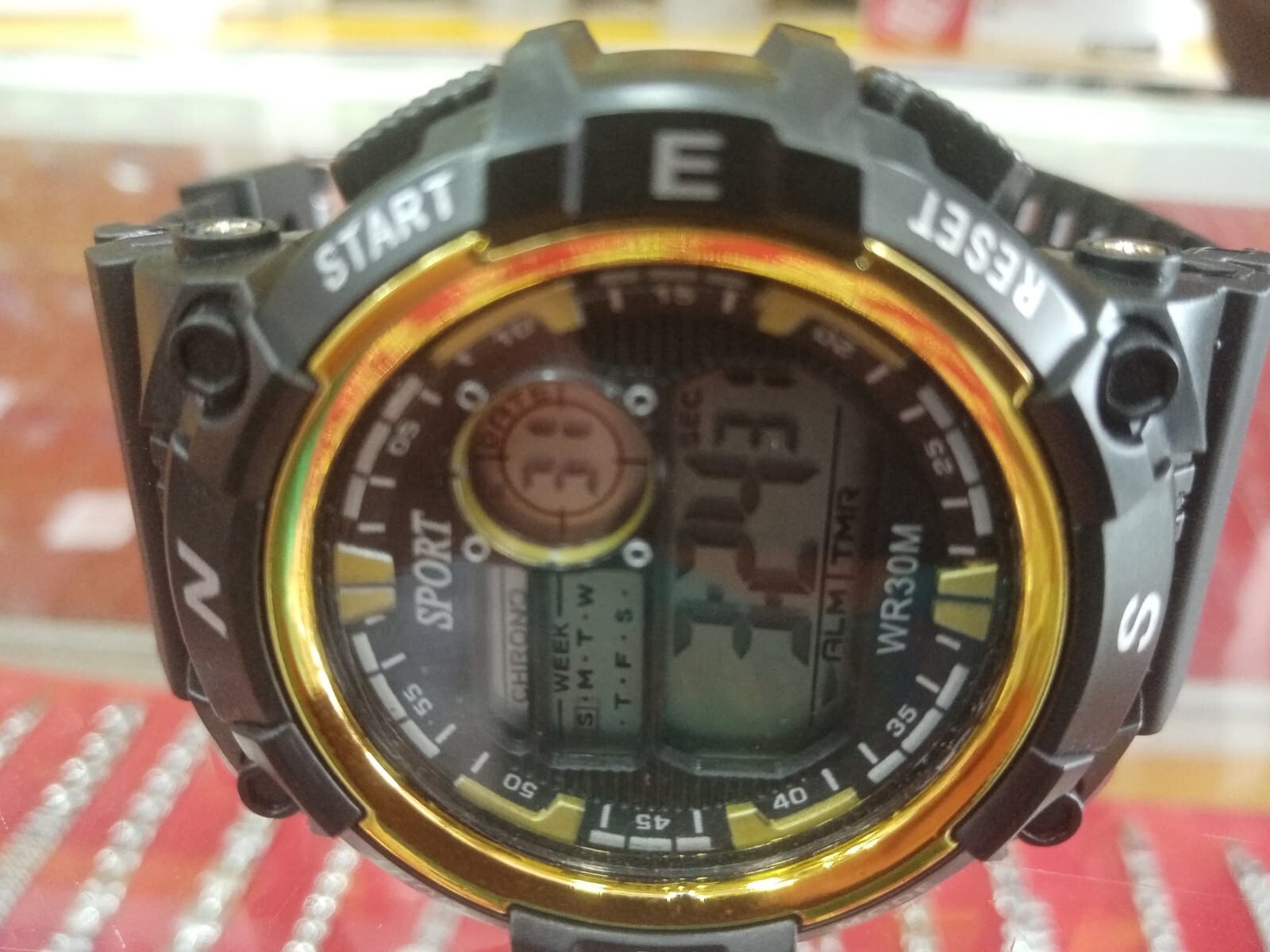 1Pcs Digital Sports Watch Large Face Water Resistant Wrist Watches For Men New