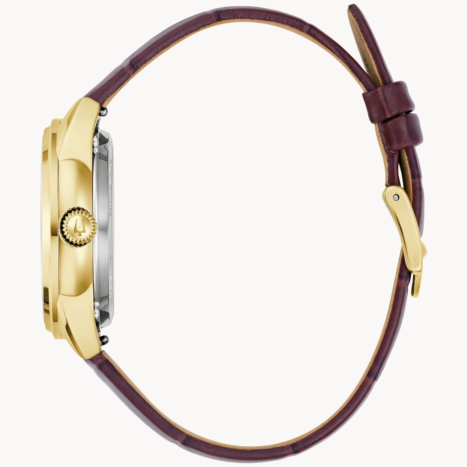 Bulova Women’s Sutton Automatic Brown Watch 34MM 97L179
