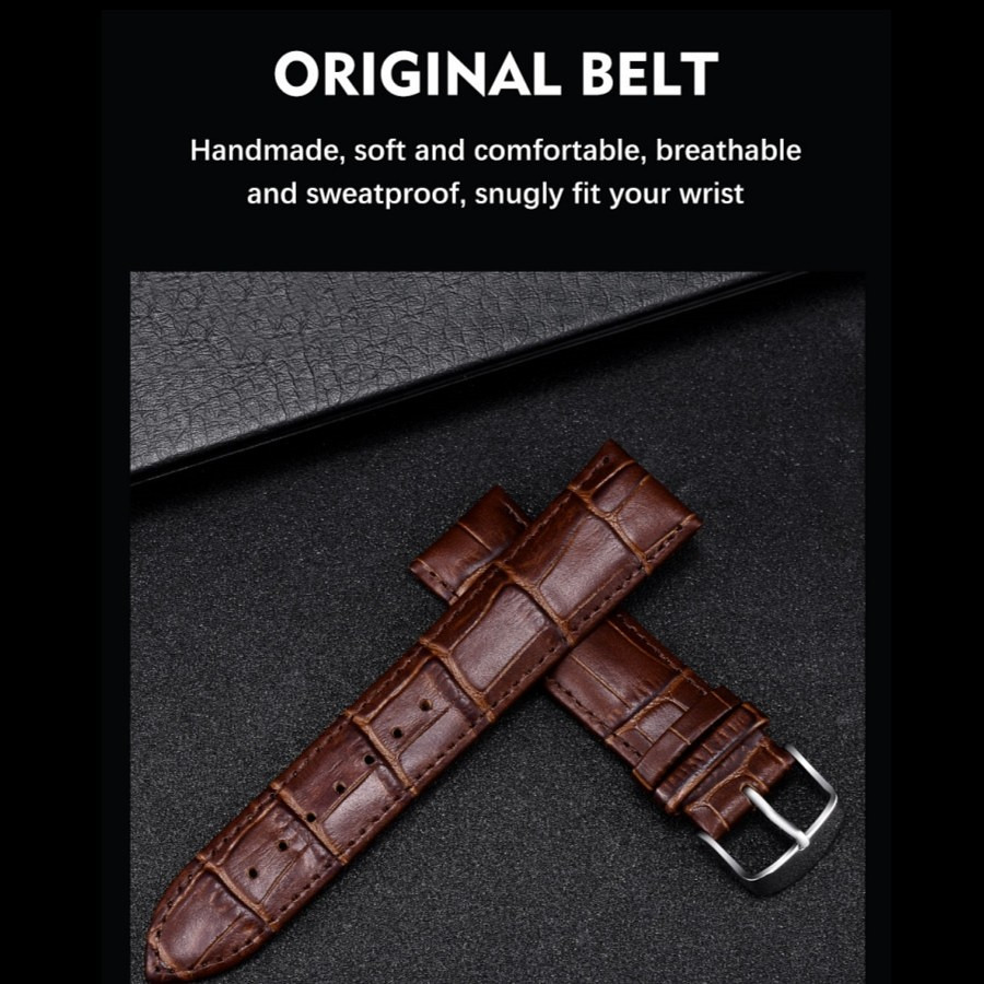 LIGE Luxury Quartz Men’s Watch Leather Moonphase Waterproof Luminous Wristwatch