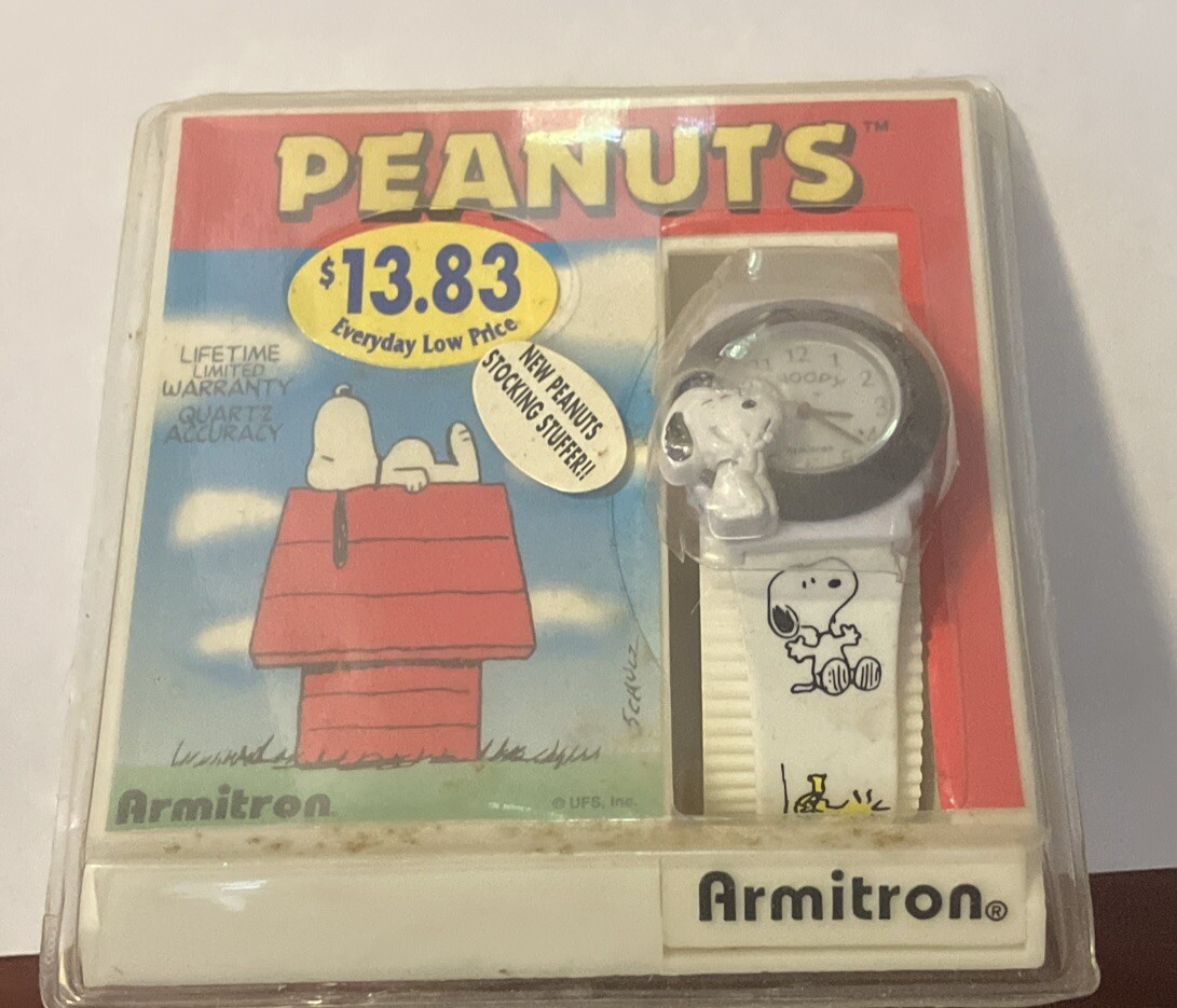 NIB Vintage PEANUTS SNOOPY Armitron Watch Sealed Lifetime Warranty