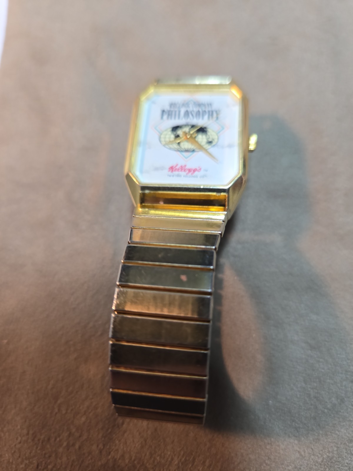 Kellogg Co. Philosophy Wrist Watch New Battery Looks & works Brand New