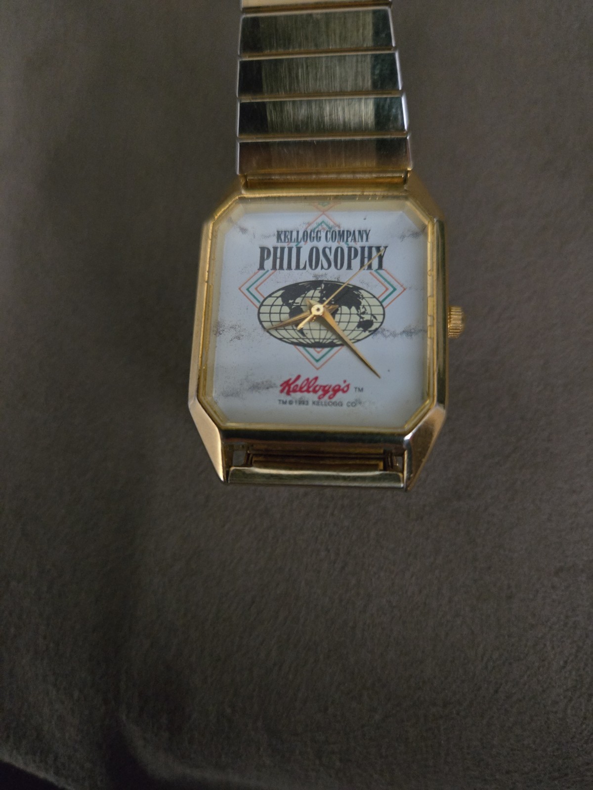Kellogg Co. Philosophy Wrist Watch New Battery Looks & works Brand New