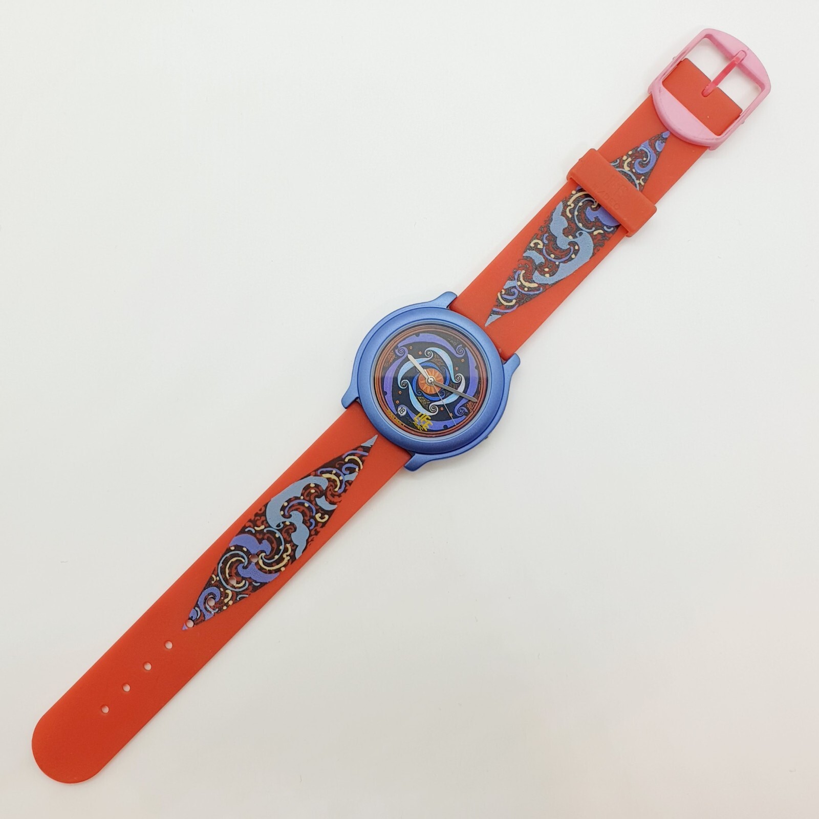 Red and Purple Astral Geometric Adec by Citizen Quartz Watch with Date Window