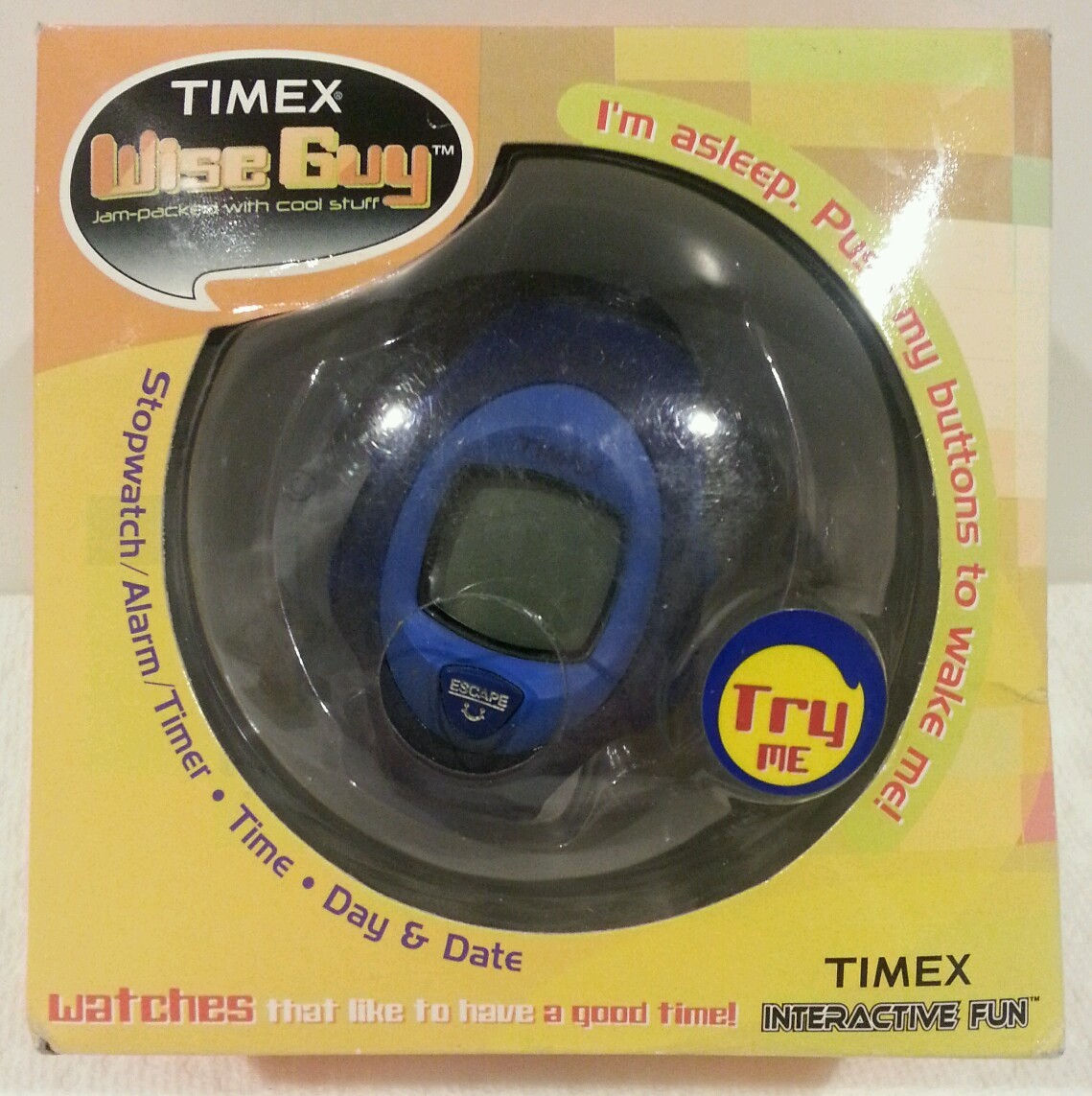 NEW 2001 Timex Wise Guy Interactive Watch -Very Rare Collectors Must Have-SEALED