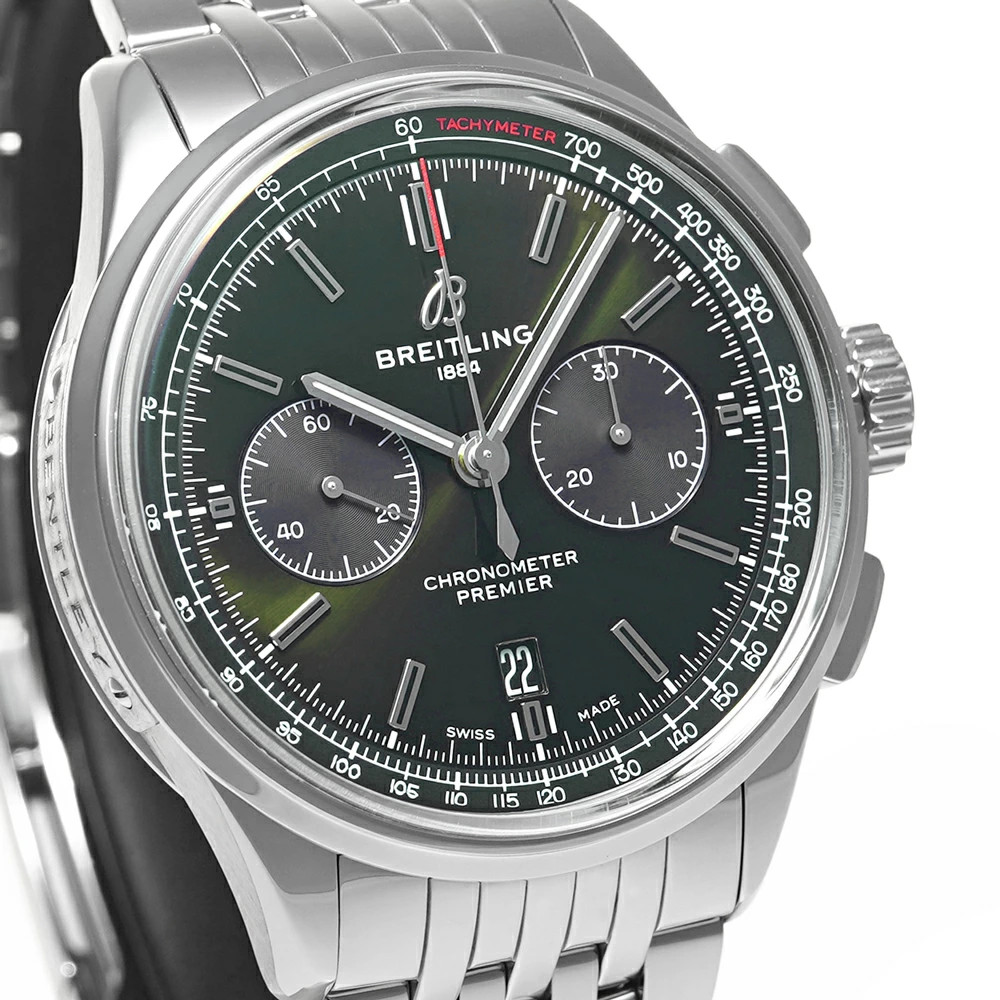 BREITLING WATCH PREMIER B01 CHRONOGRAPH 42 BENTLEY BRITISH RACING AB0118A11L1A1