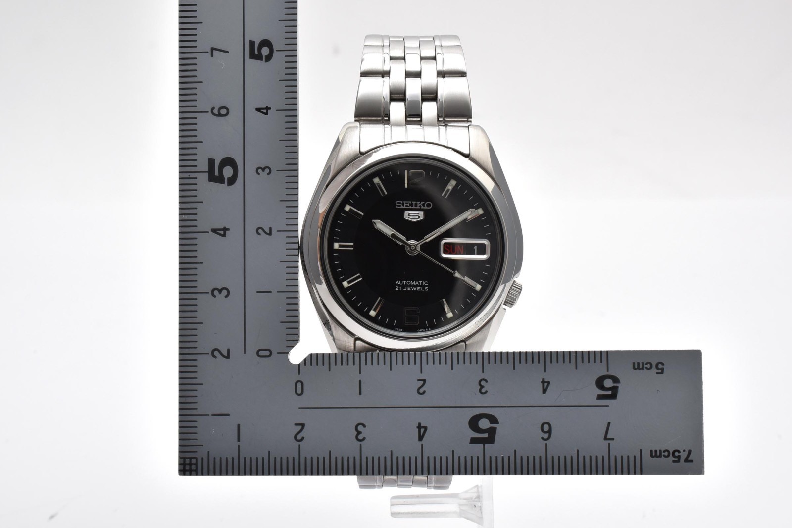 [NEAR MINT] SEIKO 5 7S26-01V0 Black Dial Automatic Men’s Watch From JAPAN
