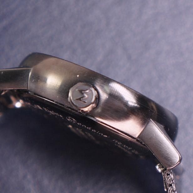 Mondaine MSE.30 Black Quartz Watch New Band Battery Japan 07717