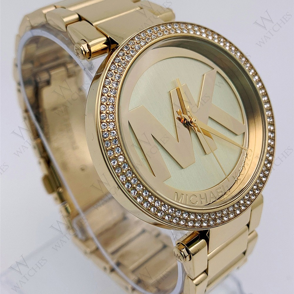 New Michael Kors MK5784 Women’s 39mm Parker Gold-Tone Stainless Steel Watch