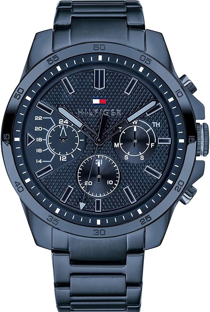 Tommy Hilfiger 1791560 Men’s Blue Stainless Steel Quartz Watch 48mm