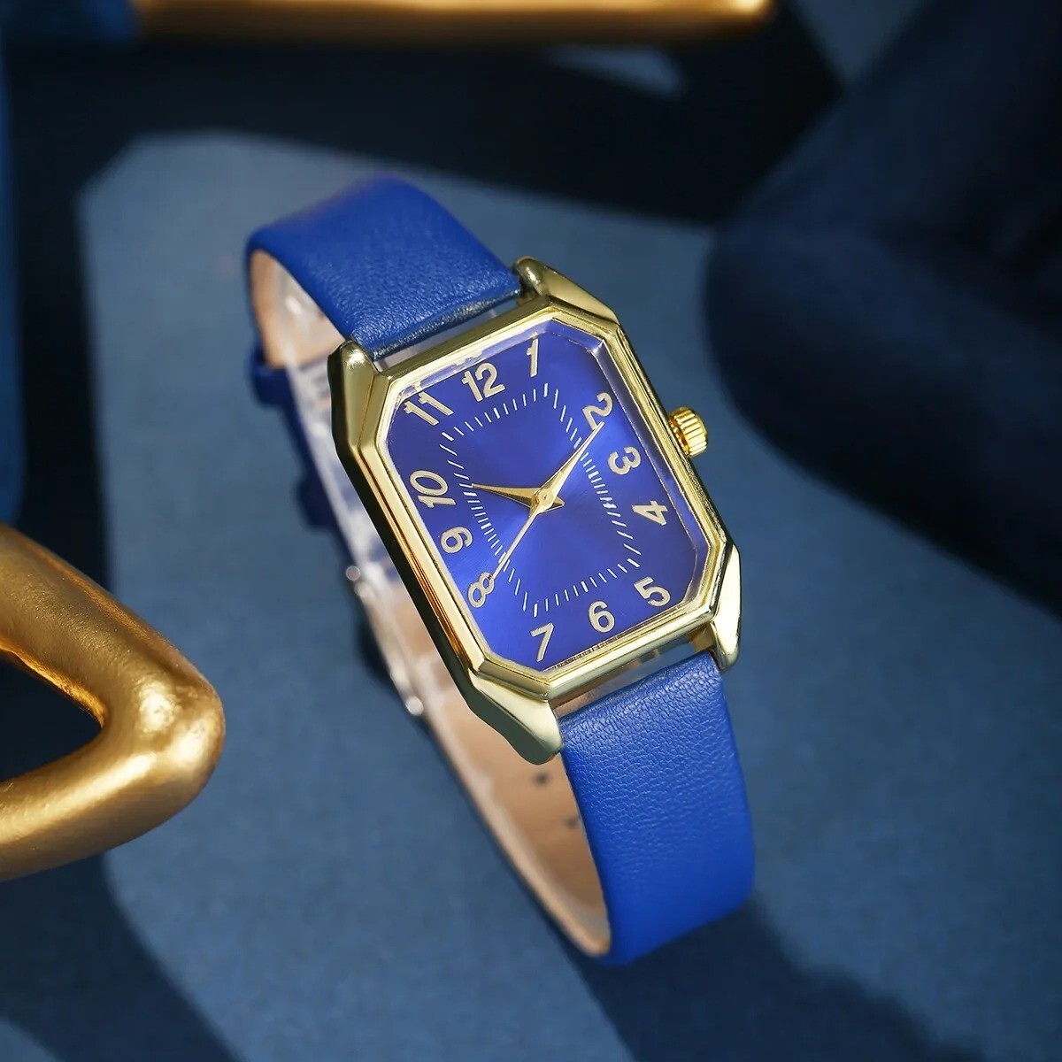 6/5/1PCS Luxury Fashion Square Women’s Watches Brand Ladies Quartz Wristwatch Je