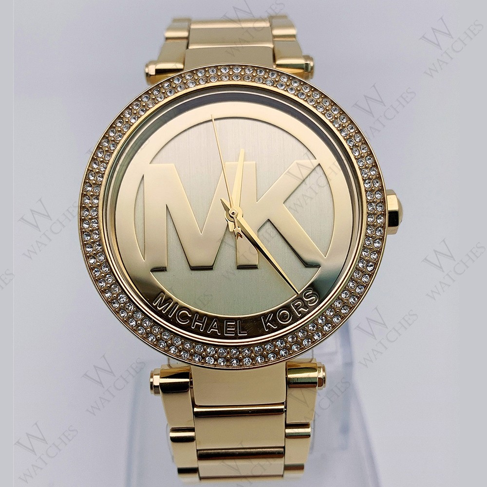 New Michael Kors MK5784 Women’s 39mm Parker Gold-Tone Stainless Steel Watch
