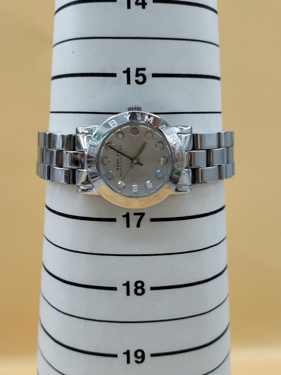 Ladies Watch Amy Silver Rhinestones Model MBM3217 MARC BY MARC JACOBS