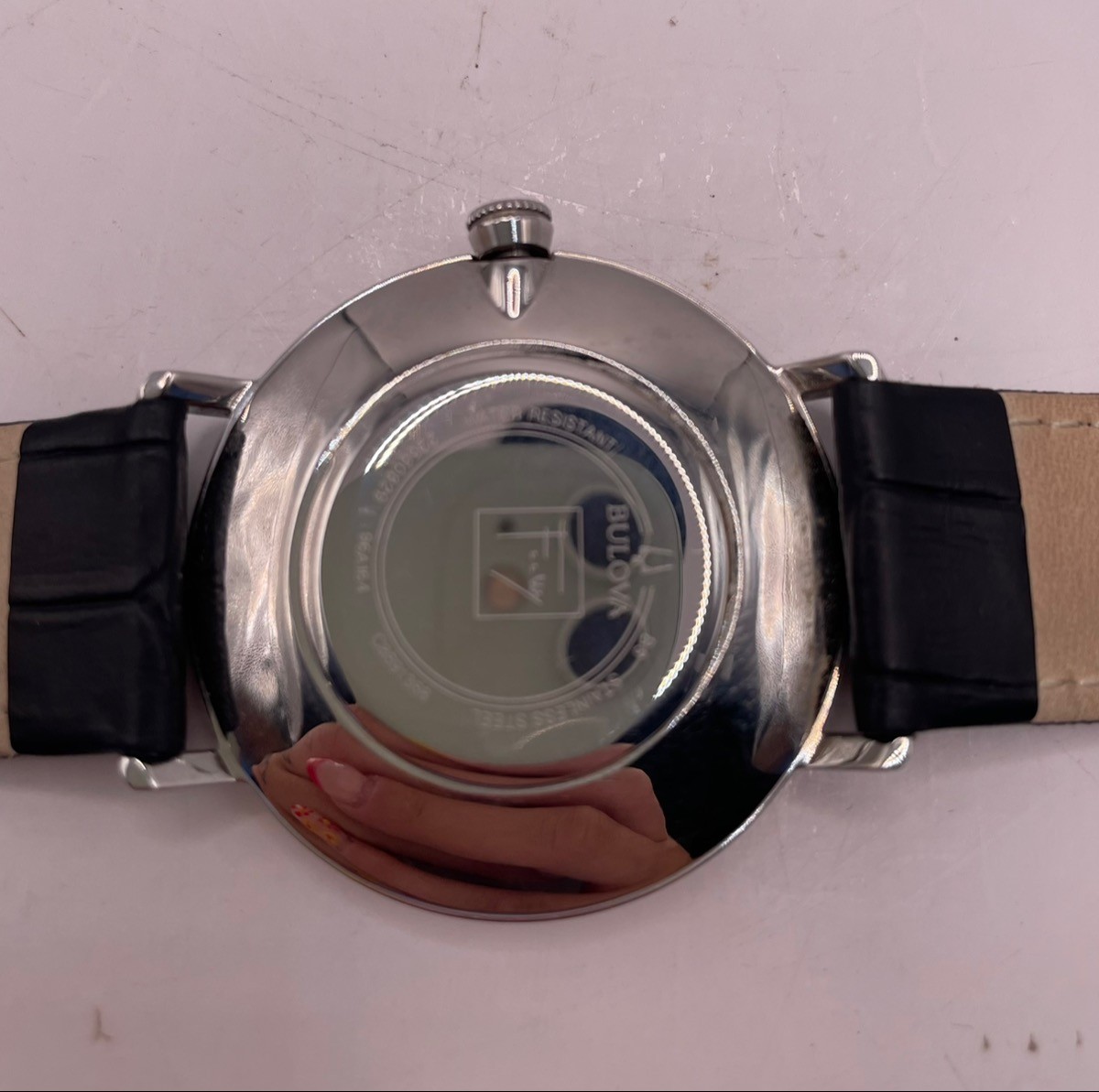 Bulova Frank Lloyd Watch Men 40mm Silver Dial Silver Tone Round 96A1 (CP3017868)