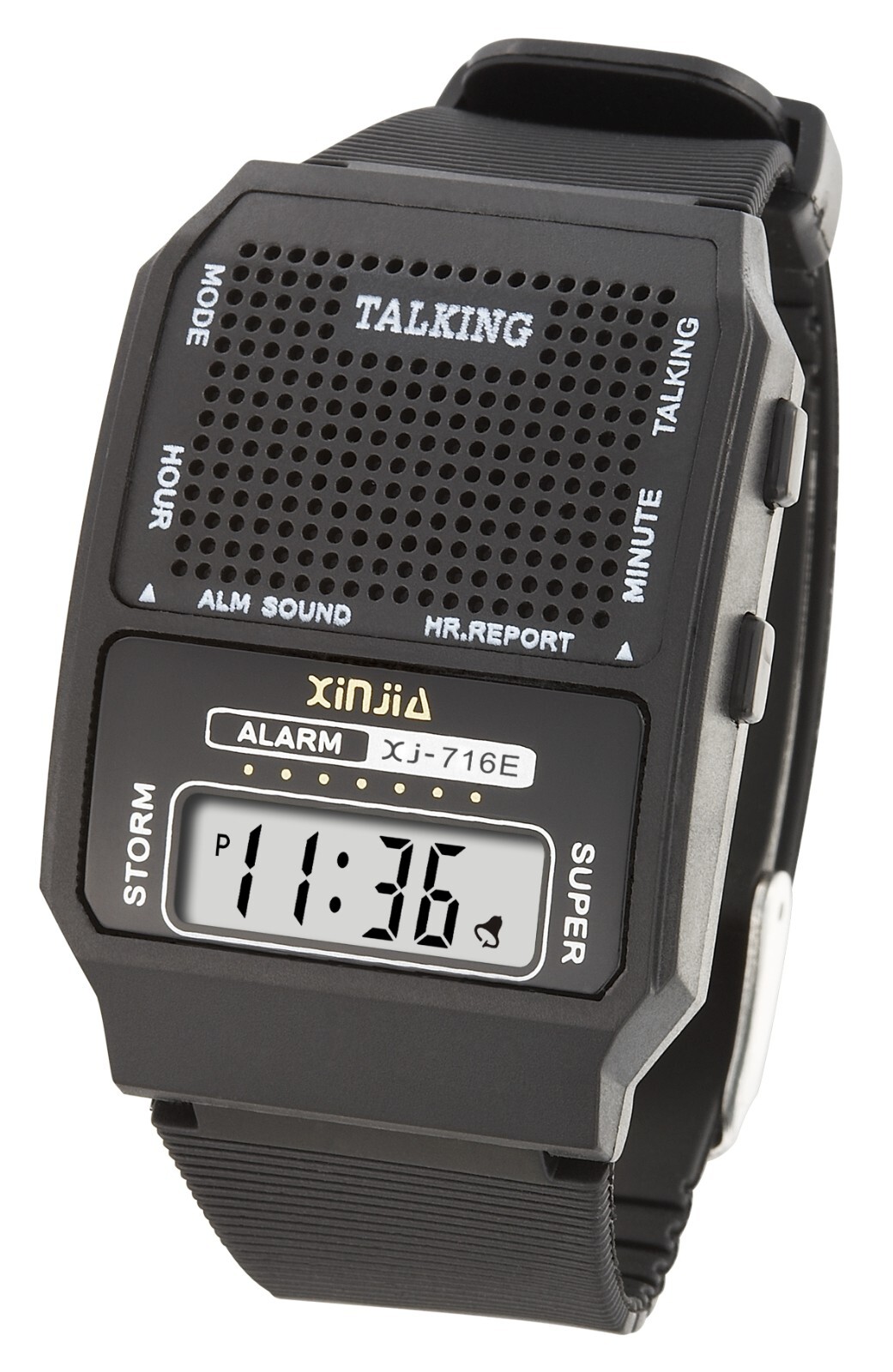 SPANISH OR ENGLISH TALKING WATCH ALARM ROOSTER CROW 2 Free Batteries ScrewDriver