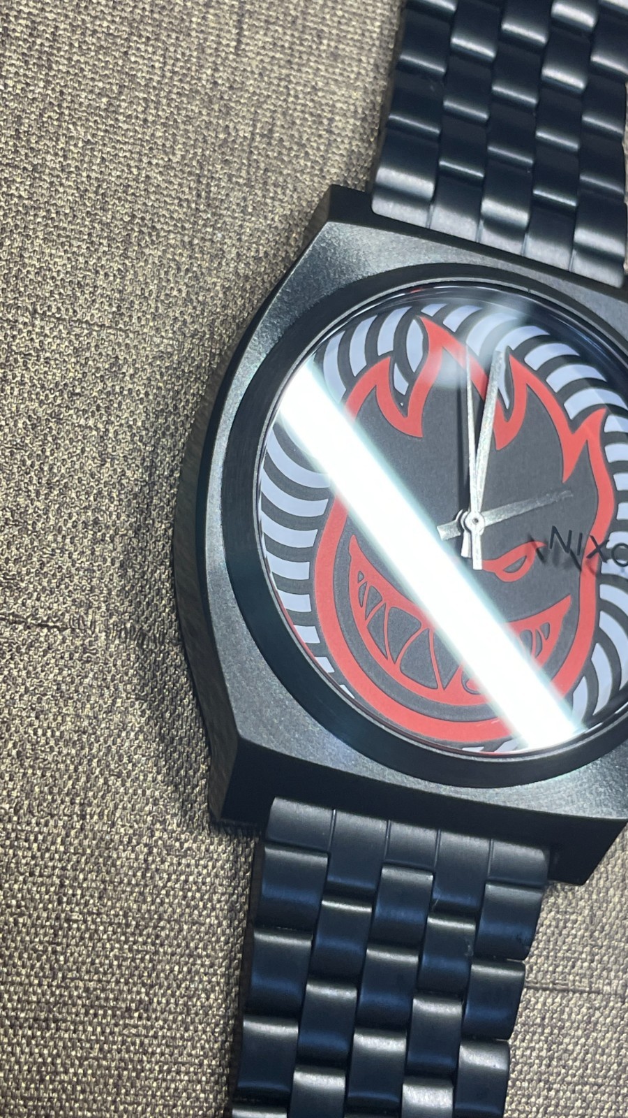 Nixon The Timeteller Spitfire Collaboration Fireball watch h124