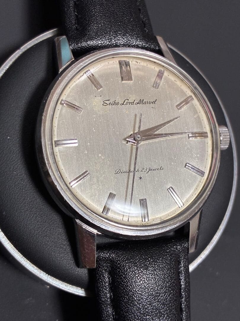 Authentic SEIKO Lord Marvel 15027 Manual Wind Vintage Dress Watch 35.5mm 1963