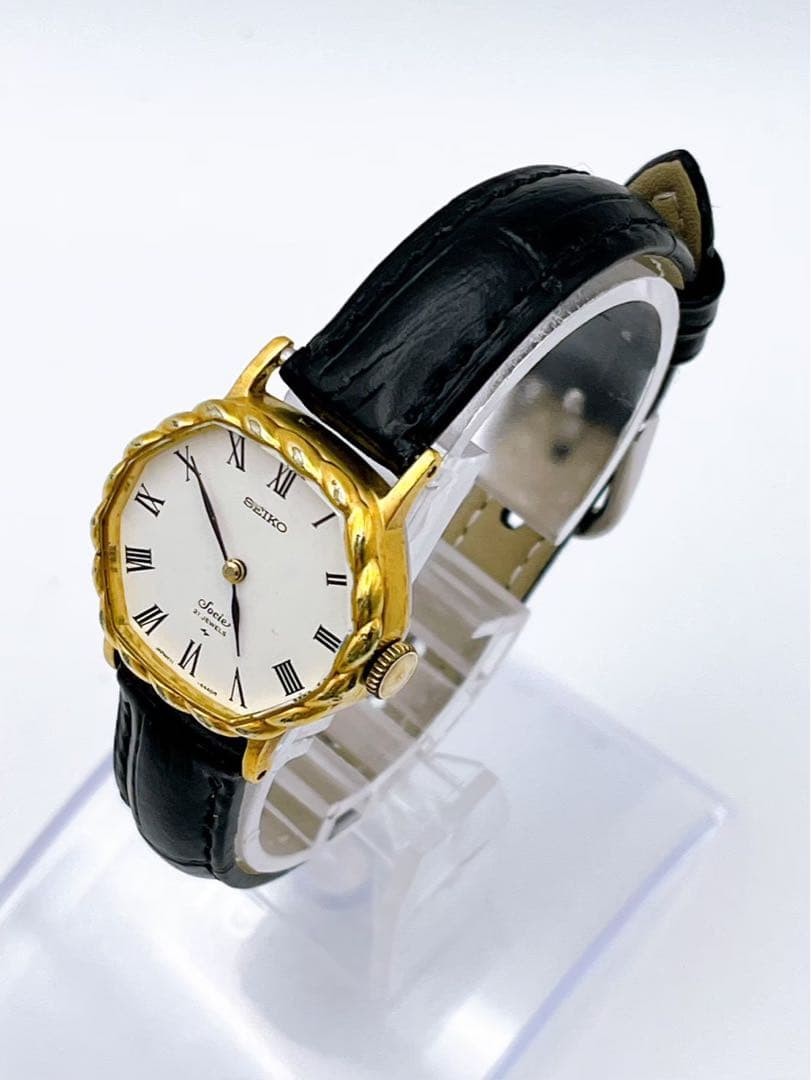 SEIKO Socie 11-8370 Analog Black Watch From Japan