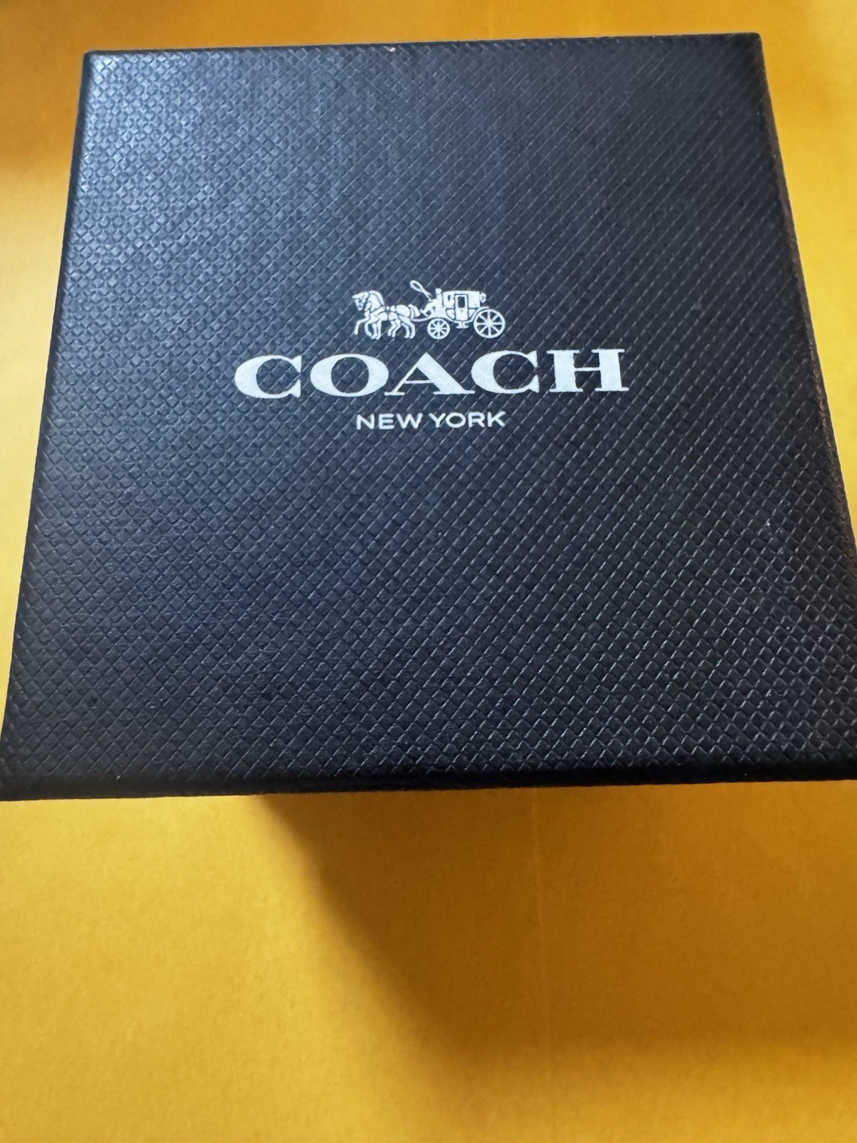 Coach Madison Quartz Silver Dial Silver Case Purple Rubber Strap w/ Box Manual