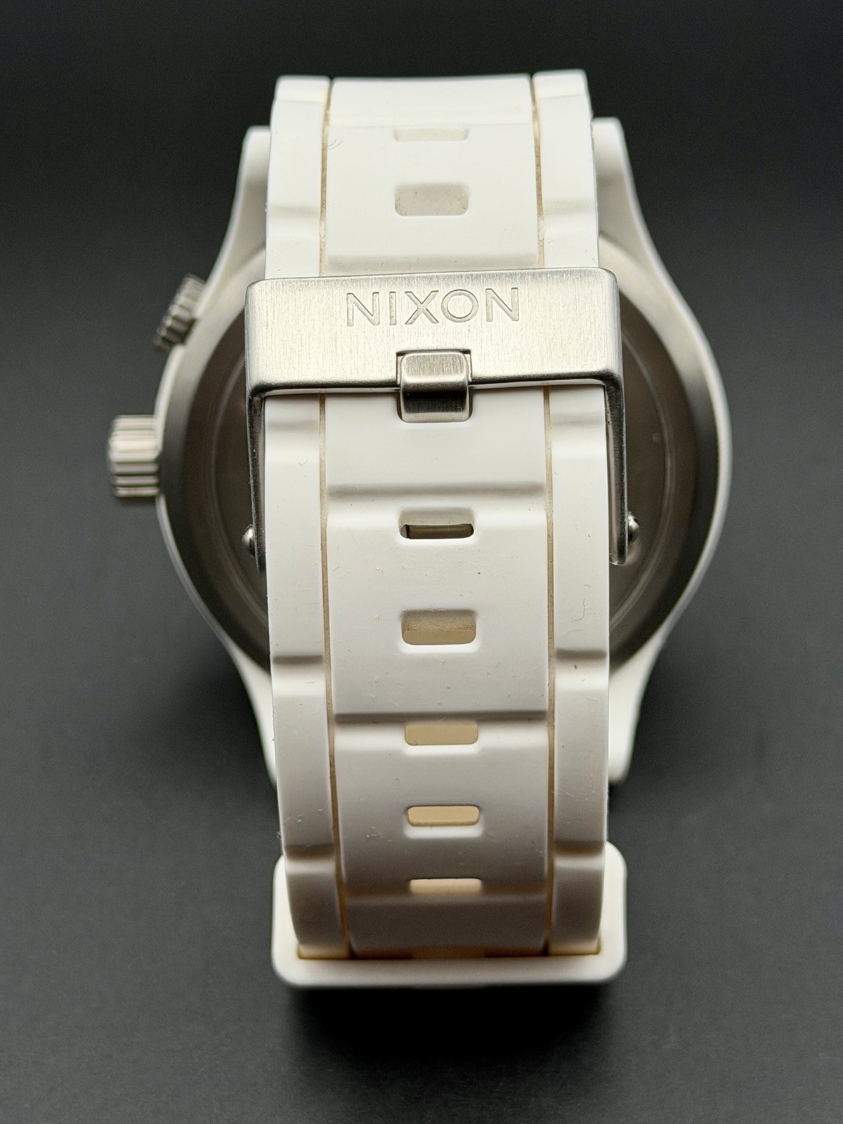 NIXON Rubber 51-30 Watch / White / Tide Graph / “Simplify” / EXCELLENT Condition