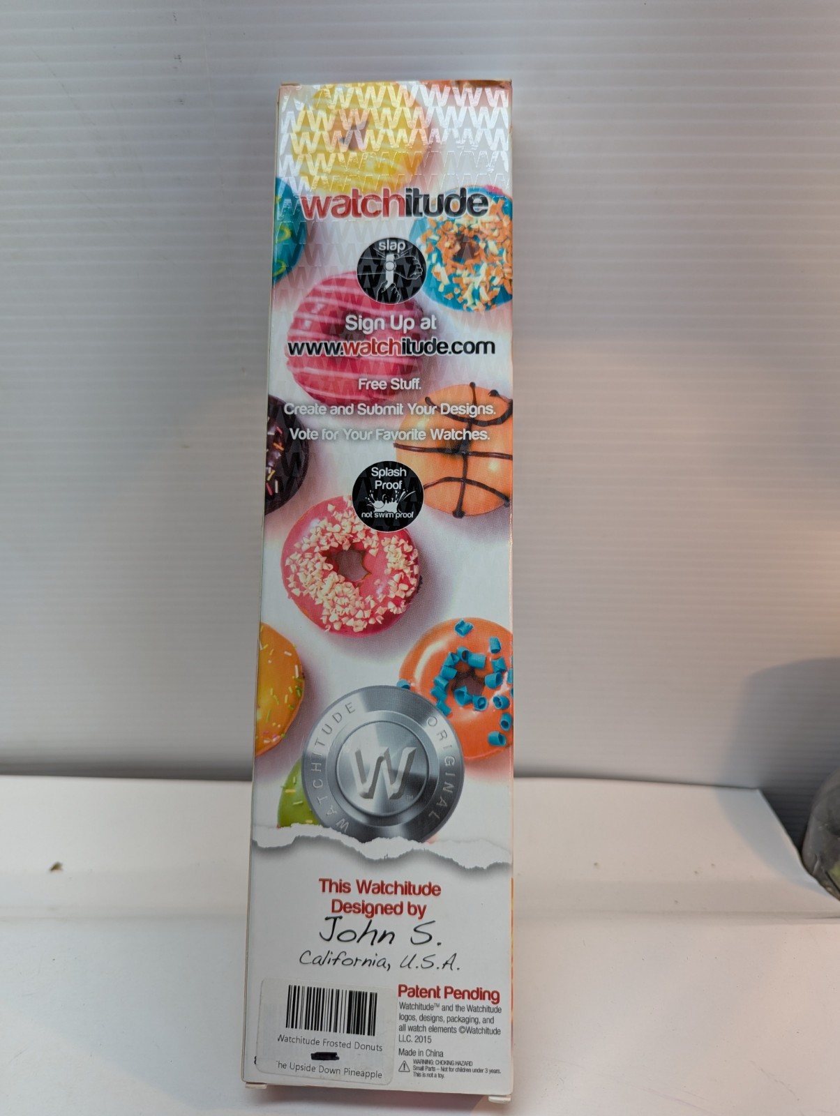 Donuts Watchitude Slap Watch Limited Edition Zinc Alloy Casing Analog Quartz
