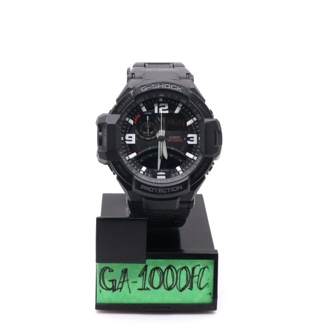 CASIO G-SHOCK GA-1000FC, «Gravitymaster» Metal and Plastic Bracelet