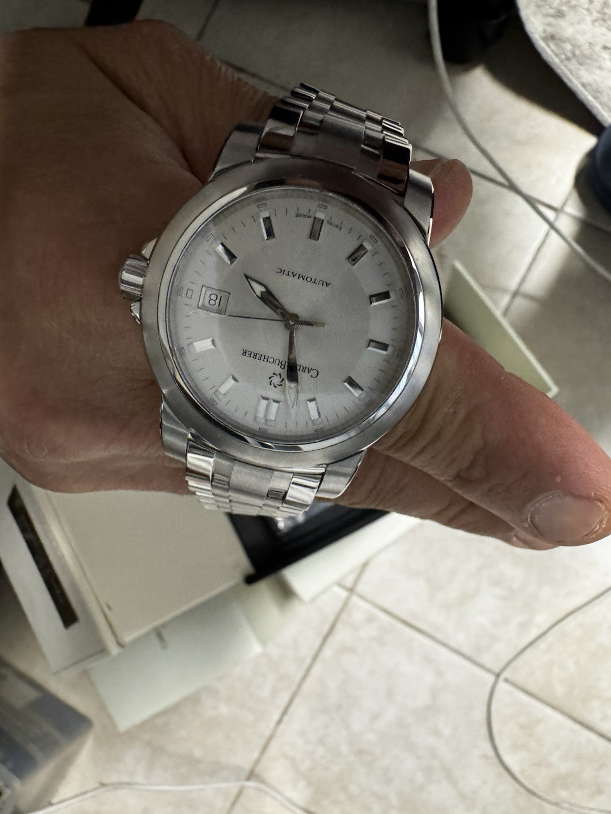 Carl F Bucherer Patravi Stainless Steel Watch 10617.08A