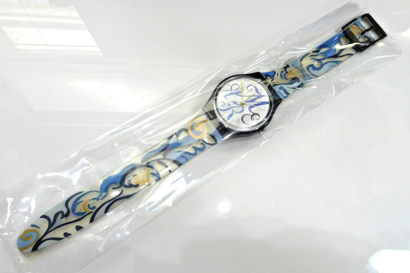 A Superb 1993 SWATCH WATCH GN128 ALGARVE Mint Cond Box Papers New Batt Works