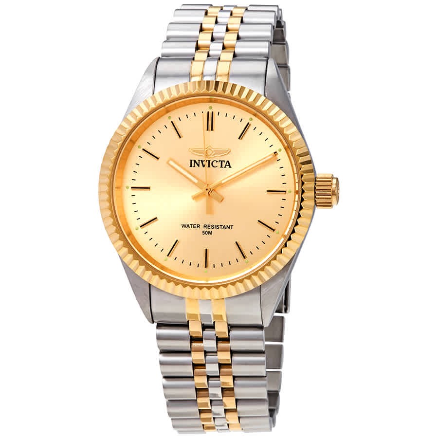 Invicta Specialty Quartz Gold Dial Two-tone Men’s Watch 29382