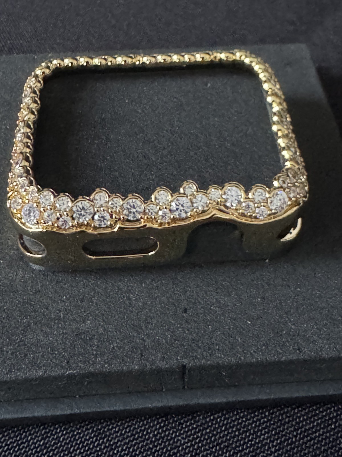 New Swarovski Goldtone Crystal Case for Apple Watch 2 & 3 by Victoria Wieck