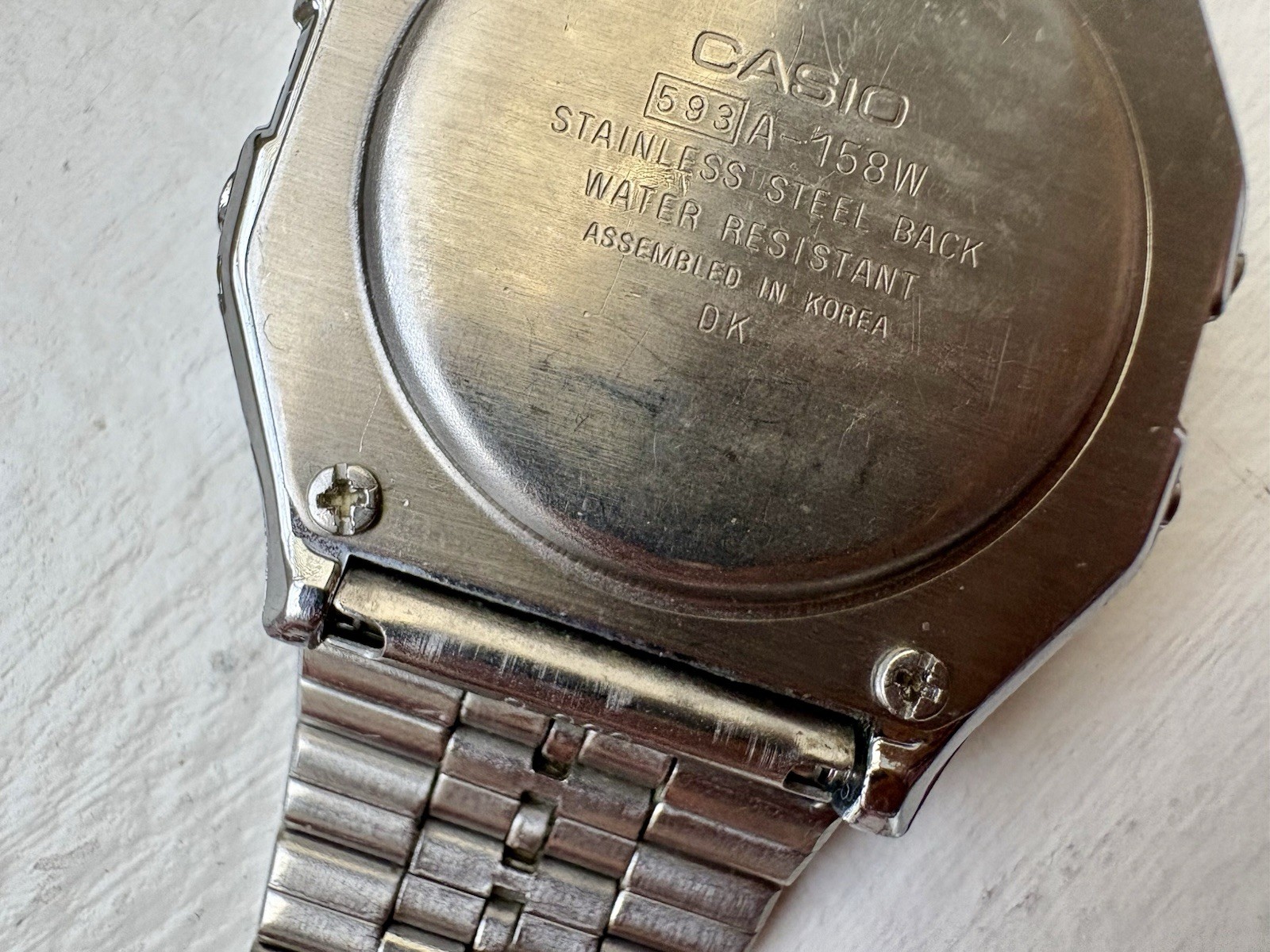 Casio Classic A158WA-1CR Watch – Silver