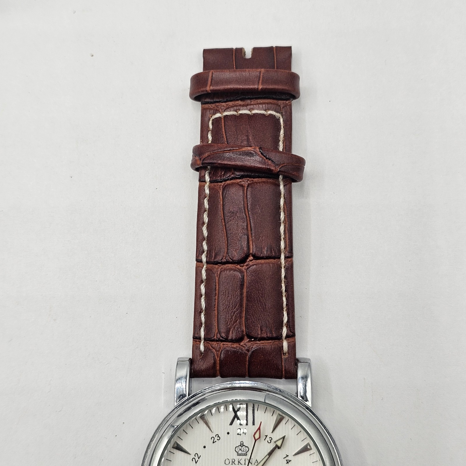 Orkina Men’s Watch With Date Indicator Great Condition Needs Battery & Buckle