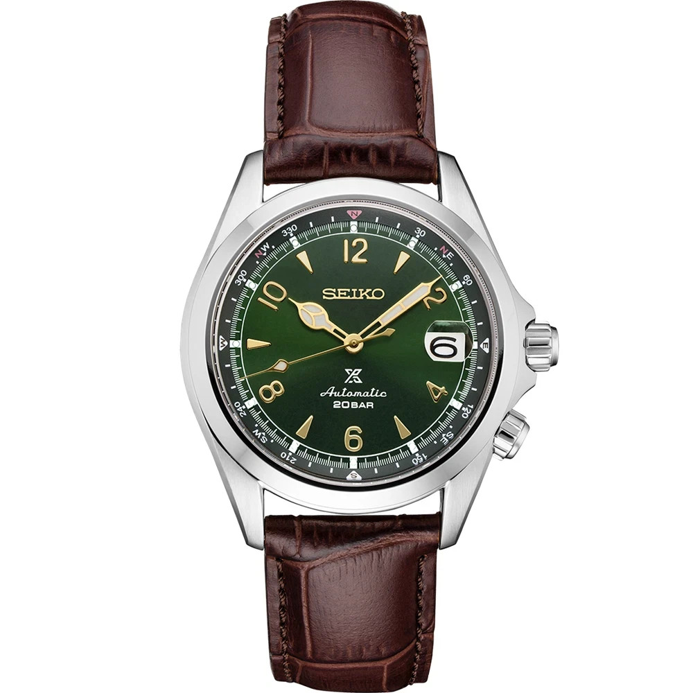 Men’s Seiko Prospex Land SPB121J1 Automatic Watch 39.5MM Green Face