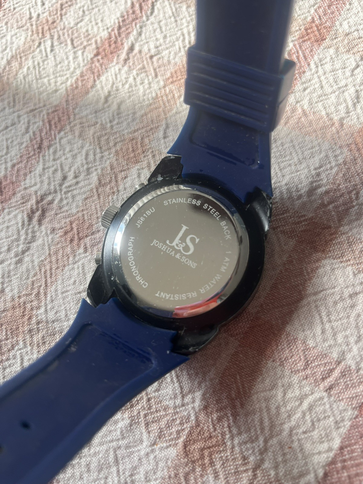 Joshua & Sons Classic Quartz Blue and Black Dial Men’s Watch