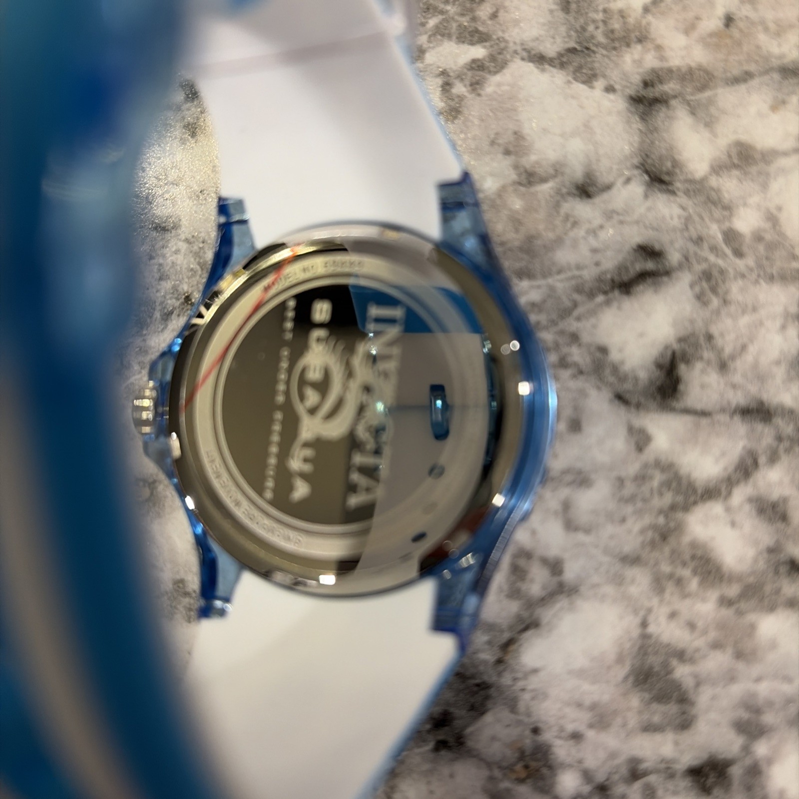 Invicta men’s Watch Subaqua Chromamode. 44mm Blue/White Silicon 69449