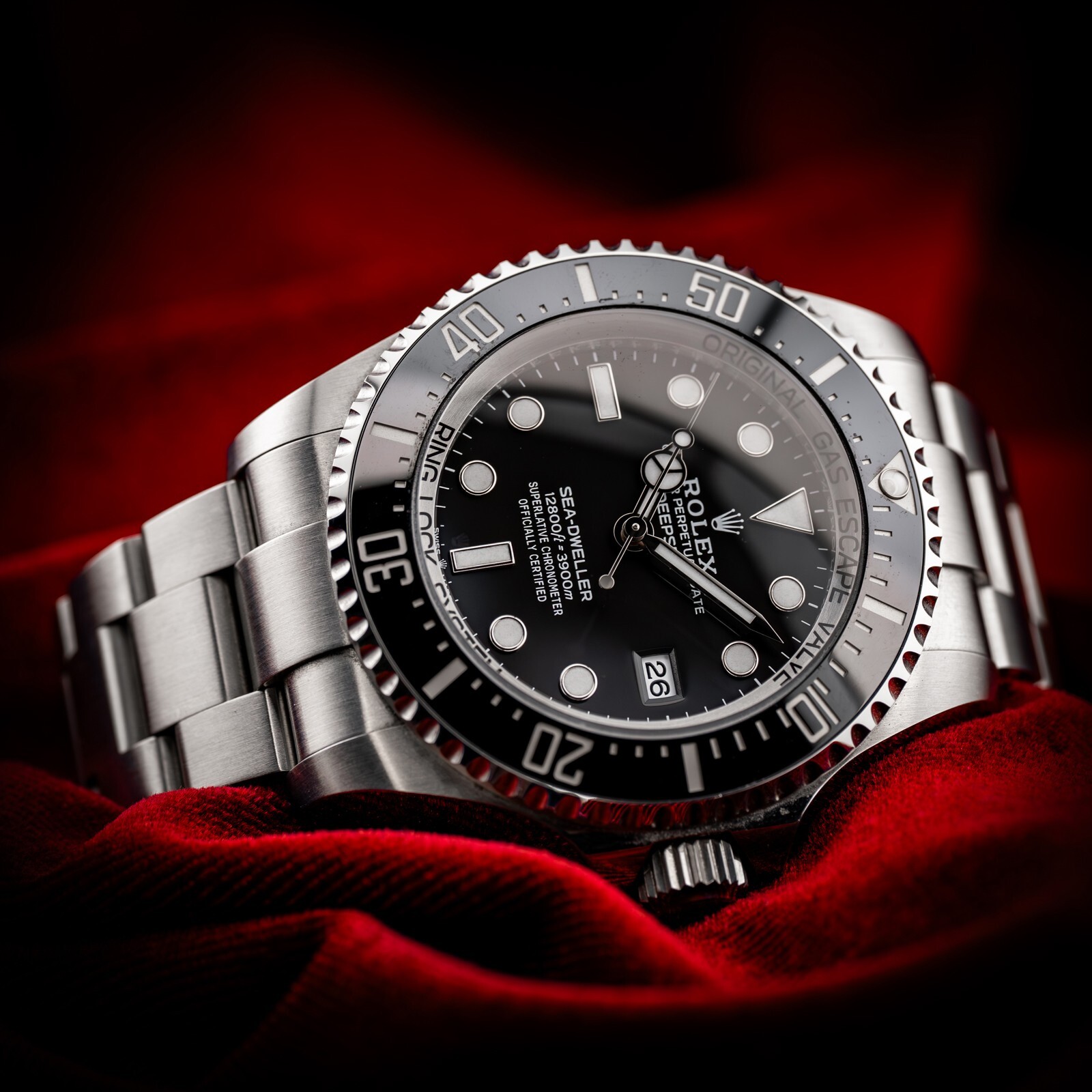 Rolex Sea-Dweller Deepsea Black Dial 136660 Complete Set Box & Papers