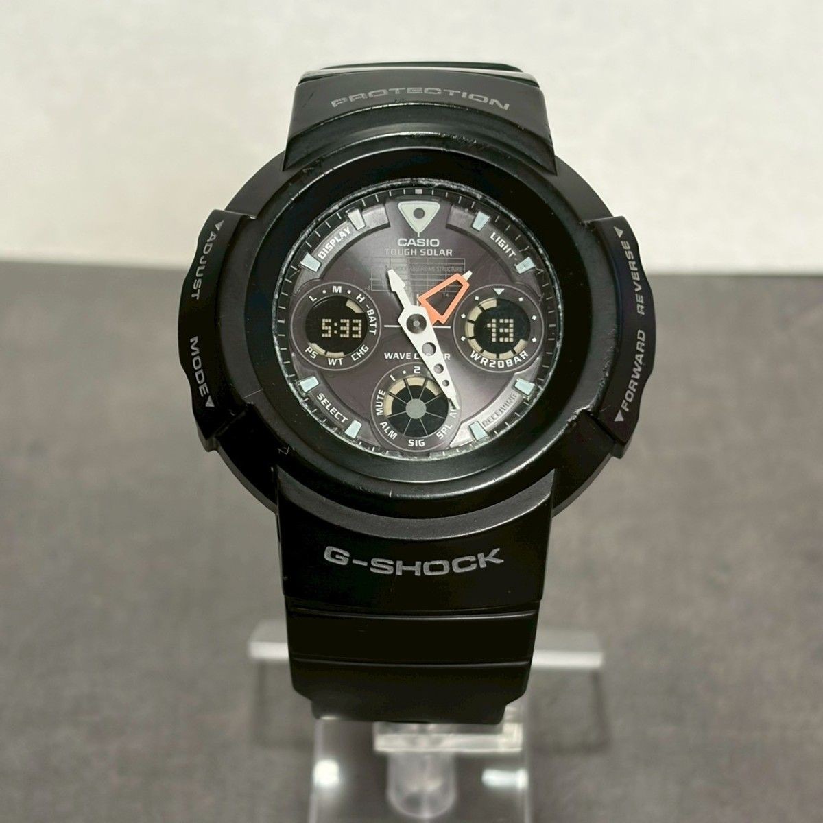 CASIO G-SHOCK AWG-500UAJ United Allows Collabo Black Radio Solar Used Japan