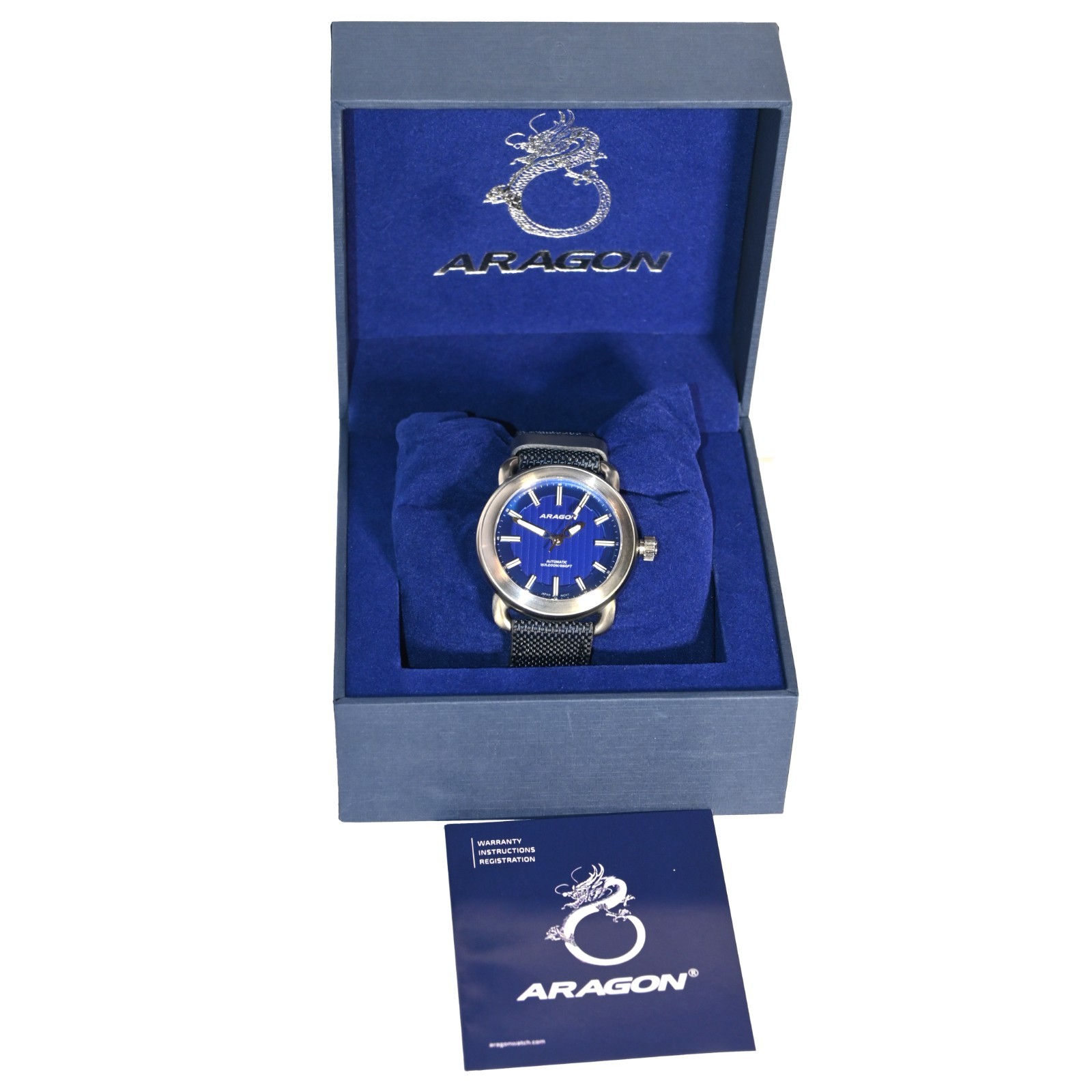 Aragon 44mm Millipede EVO watch with NH35 movement 200 meters NEW