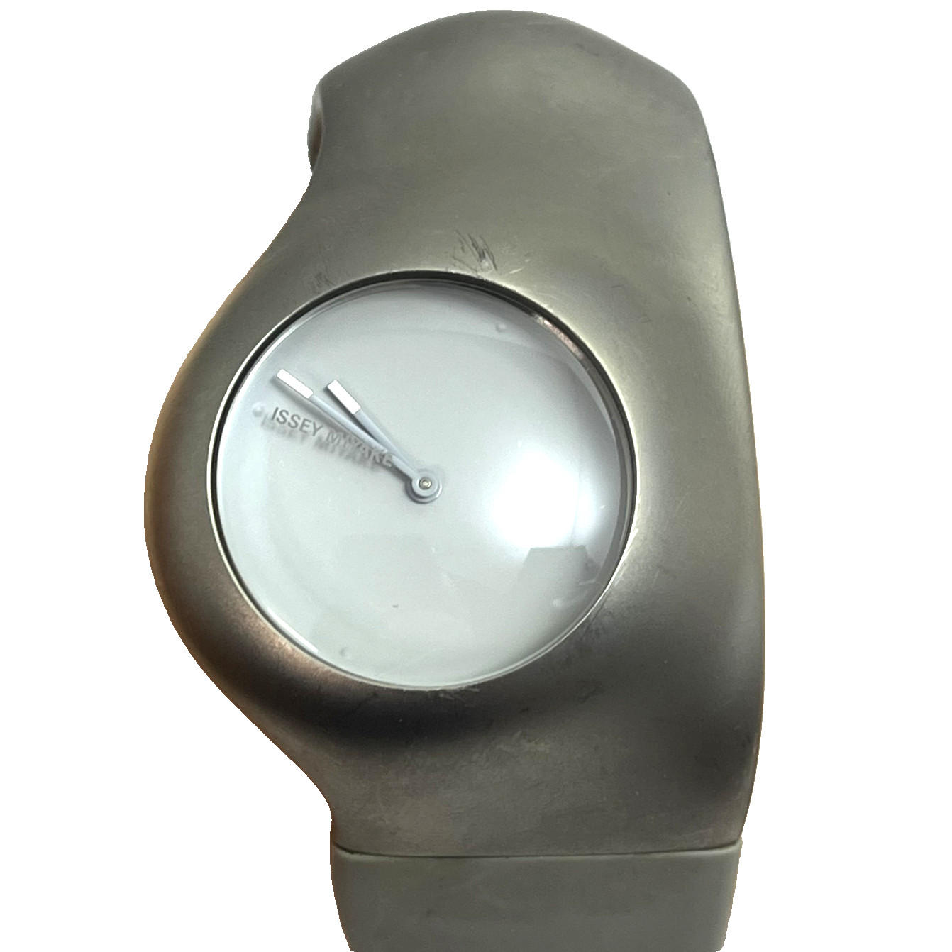 VeryRare Issey Miyake HU Ross Lovegrove Qz Watch Titanium Japan Unique #742B