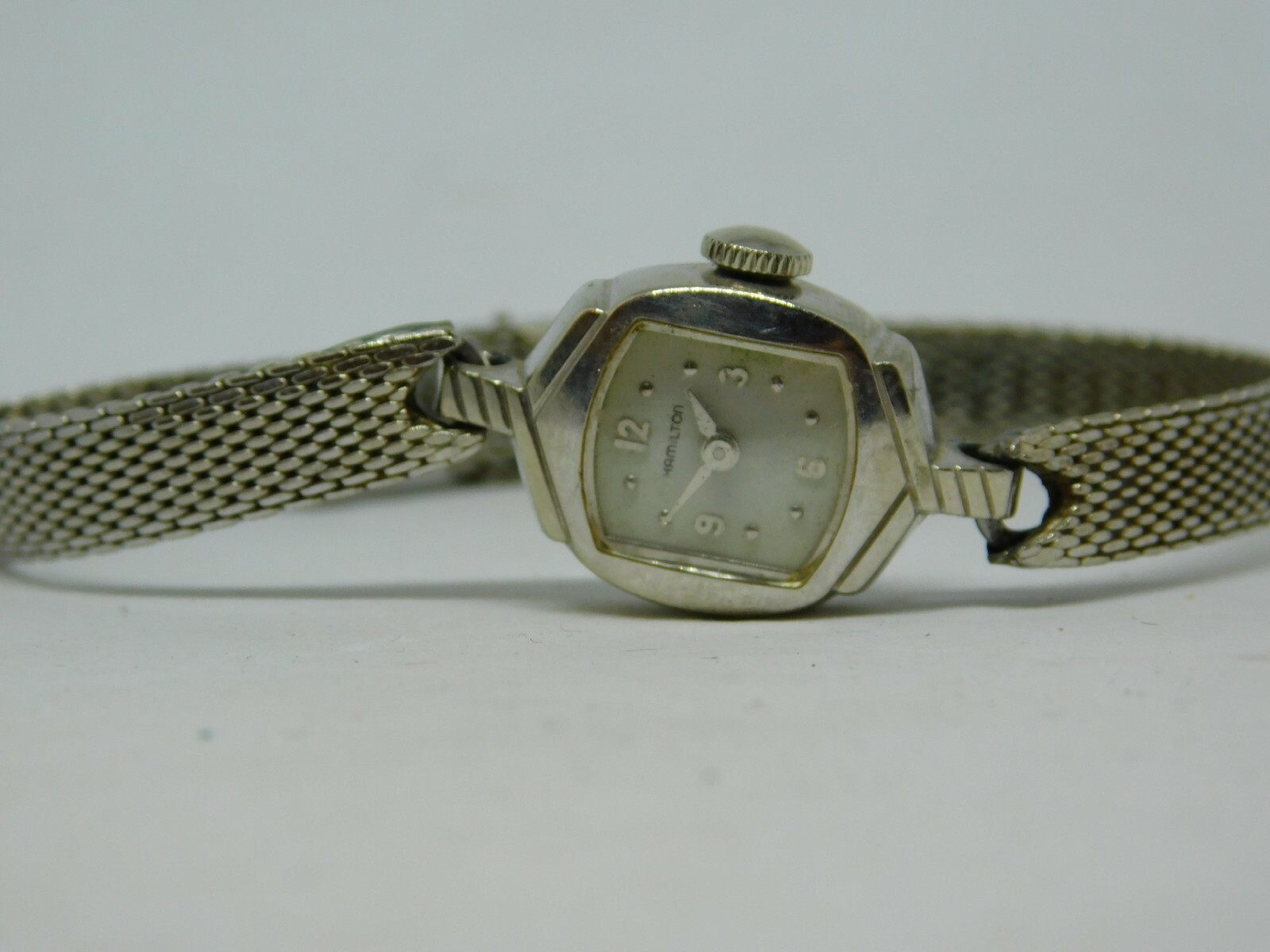Vintage Hamilton Silver Tone Wind-up Analog Women’s Watch