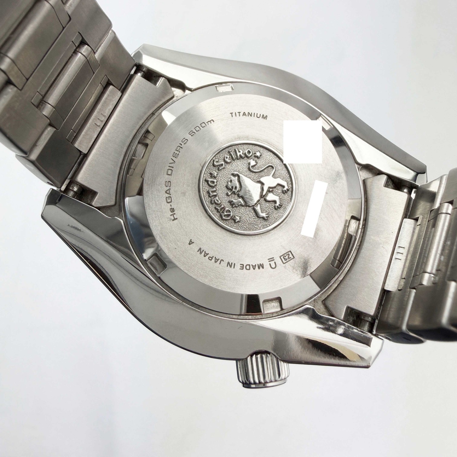 Grand Seiko Hi-Beat SBGH255 46MM Black Titanium Box Paper
