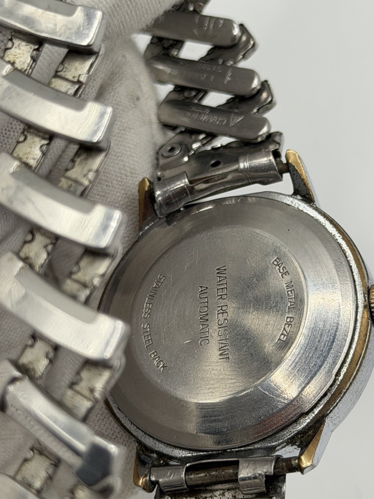 Vintage 1976 Timex Viscount Calendar Automatic Watch (Runs) Read Desc. As Is