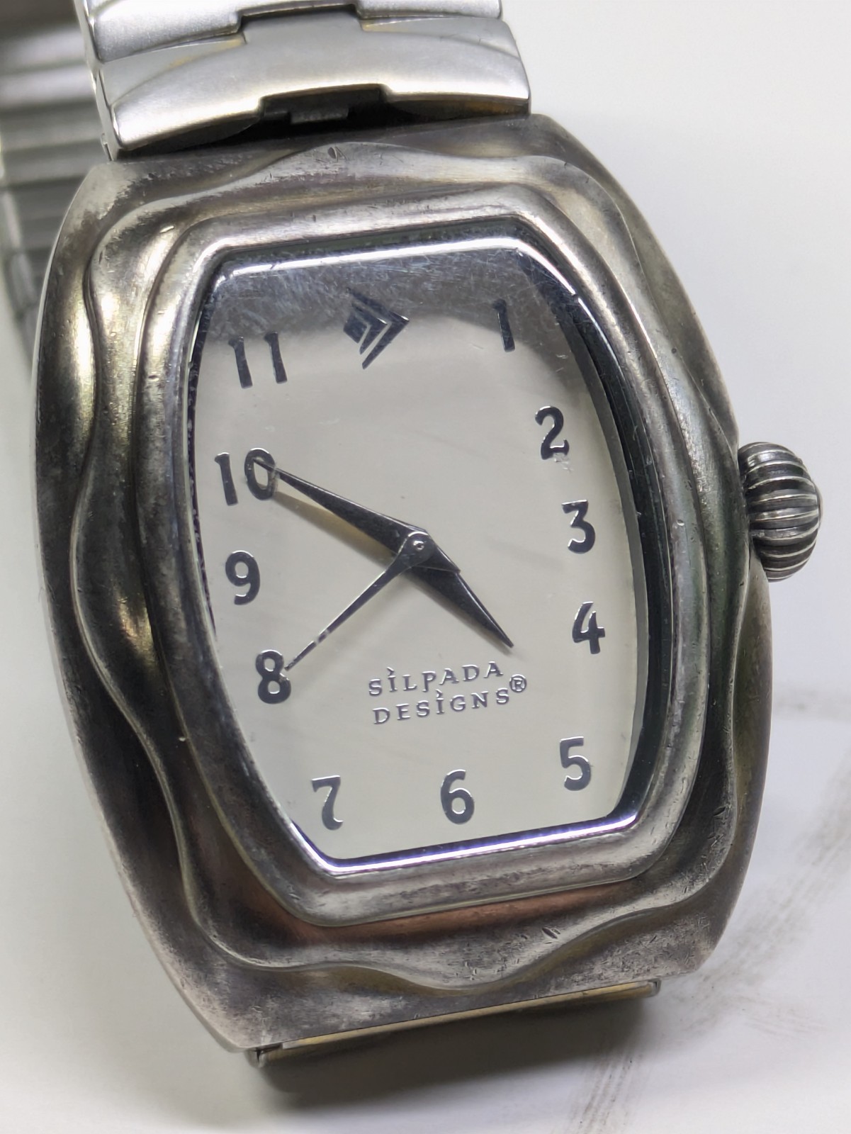 Silpada Ladies Watch T1896 Sterling Case Japan Movt- Serviced
