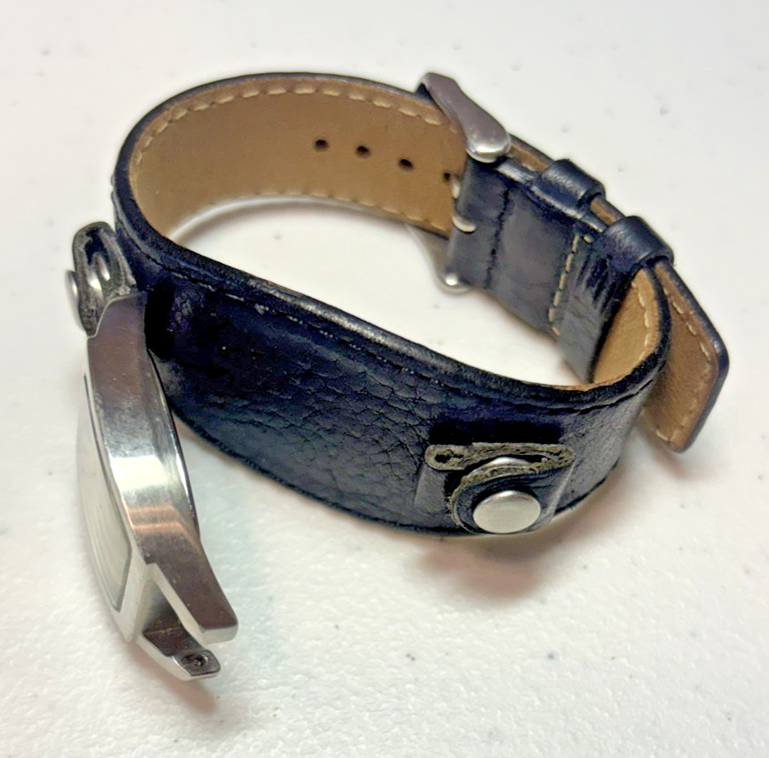 Lot of 6 watches Bezel Stainless Steel For repair or parts Various Brands