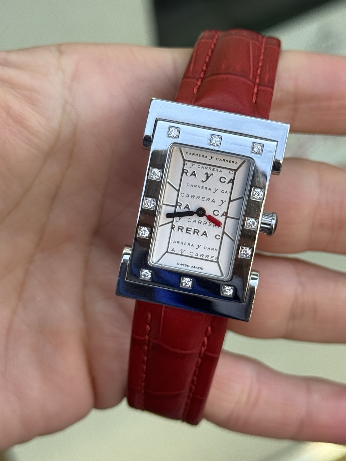 Carrera Y Carrera Watch Tempus Fugit Diamonds Quartz Lady Swiss Made Genuine !