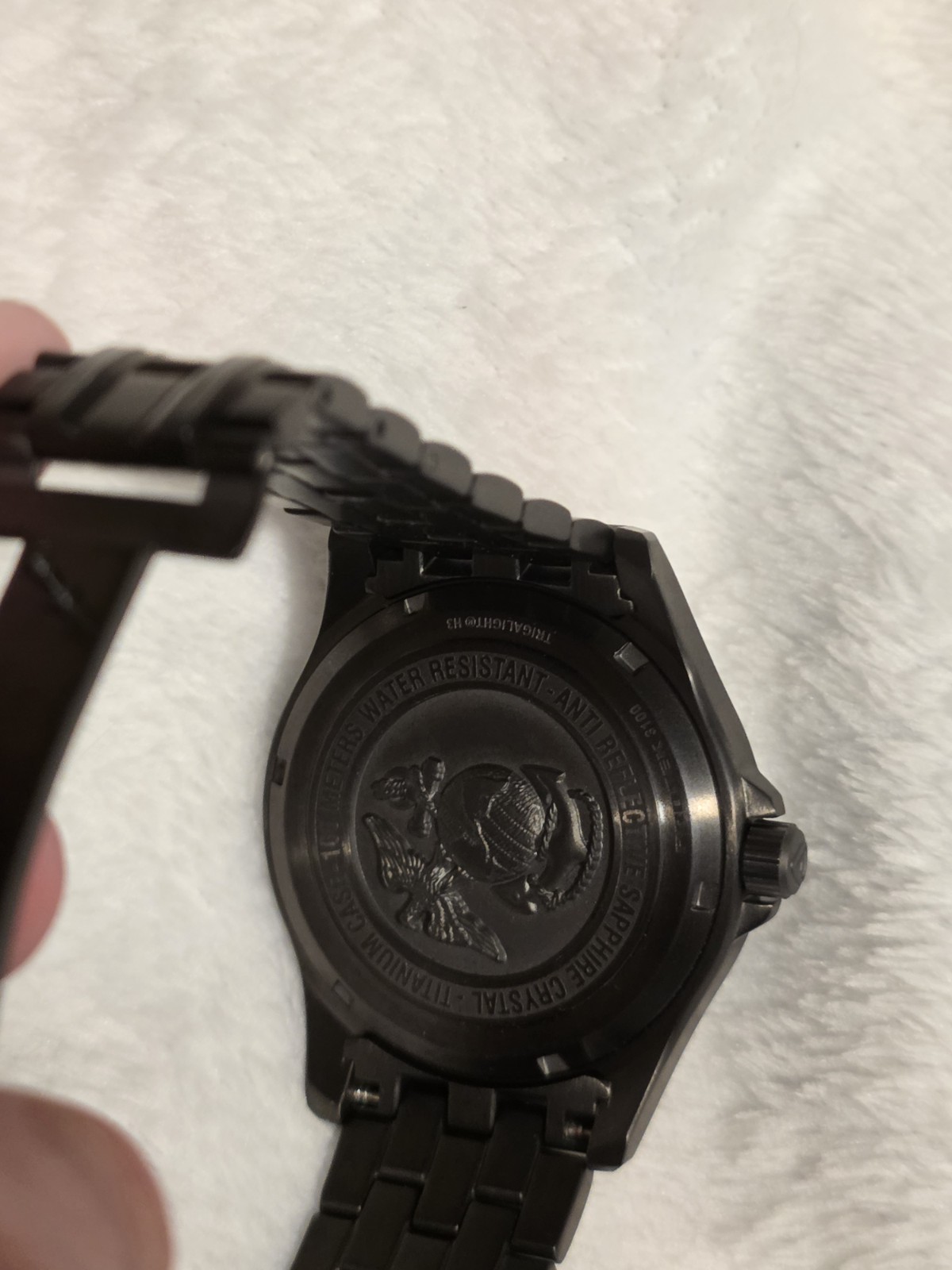 ProTek USMC Titanium Quartz Field Watch Model PT3102BR