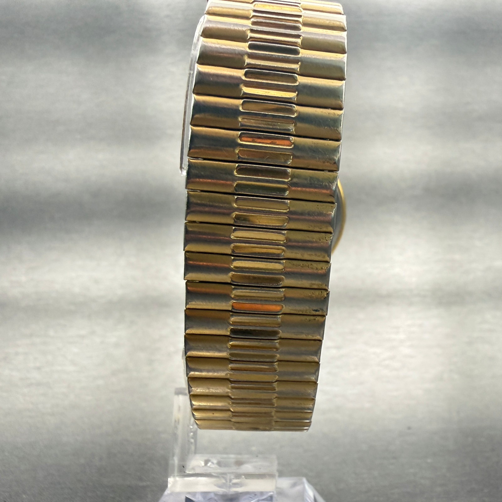 Seiko Watch Men 34mm Champagne Dial Gold Tone Daydate Round 7N43-8A89 New Batt