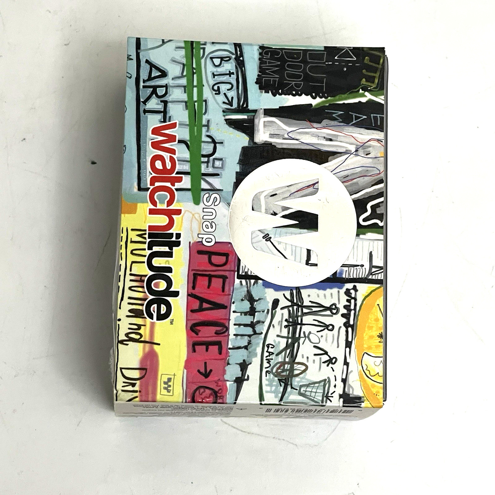 Watchitude Slap/Snap Watch – Big Art #605 New in Box